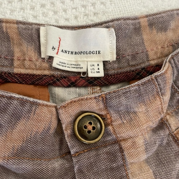 Anthropologie Tamarind Trousers Linen Jogger Pants Women’s Size 4 Giraffe Print - Picture 2 of 13